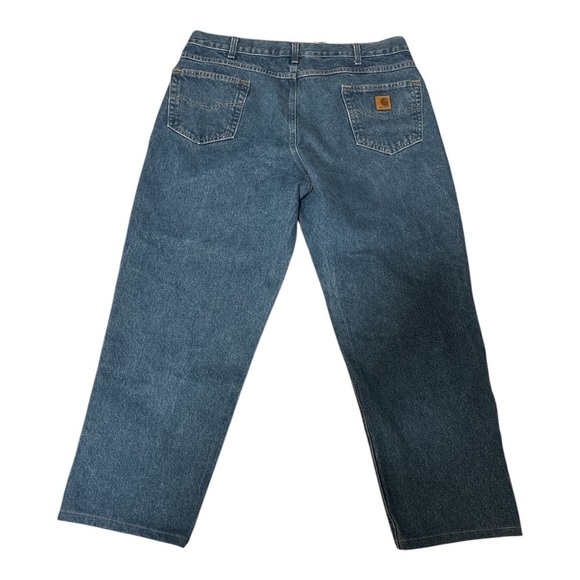 Carhartt Blue Relaxed Fit Jeans 42/29 - Picture 2 of 3